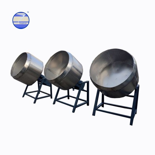 Original Drum Fried Food Potato Chips Snacks Seasoning Mixer Machine / Peanut Flavoring Coating Machine