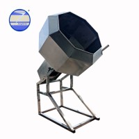 Fried Food Potato Chips Snacks Seasoning Mixer Machine /Octagonal Peanut Flavoring Coating Machine