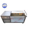 High Speed Production Line of Fruit and Vegetable Roller Washing Machine Potato Cleaning Peeling Machine