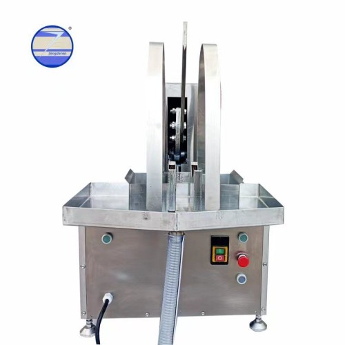 Green coconut cutting machine coconut splitting half machine coconut cutting water intake machine