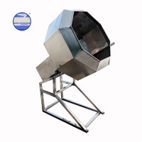 Fried Food Potato Chips Snacks Seasoning Mixer Machine /Octagonal Peanut Flavoring Coating Machine